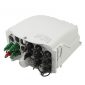 plastic 16 port fiber distribution box with waterproof adapter which design for fiber splices