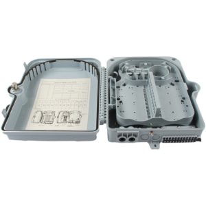 24 core fiber termination box with internal adapter panel