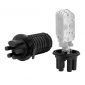 5 port fiber optic joint encclosure for 96 cable splice