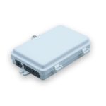 2 Port Fiber Termination Box For 1x2 Mini Splitter, 4 Cores Splice