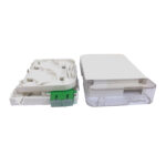 indoor 2 cores optical fiber termination box with 1 sc duplex outlet
