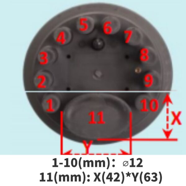 6 in 6 out Dome Fiber Splicing Enclosure, 144 Splices - Image 4