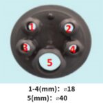 Dome 3 in 3 out Fiber Cable Splice Closure , 96/144 Cores Splice - Image 6
