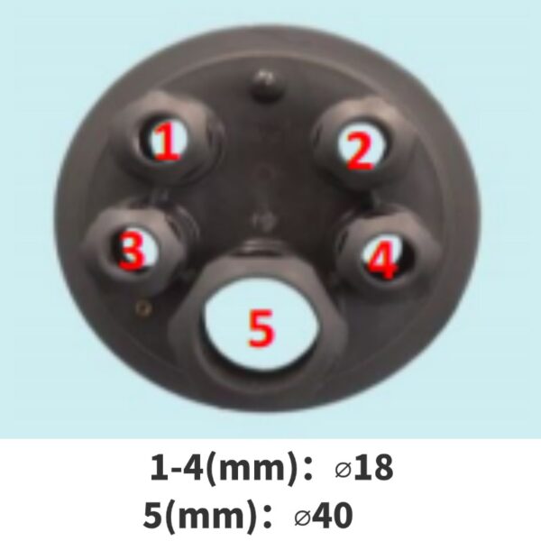 Dome 3 in 3 out Fiber Cable Splice Closure , 96/144 Cores Splice - Image 6