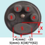 IP68 Aerial Fiber Splice Enclosure With 5 Cable Port, 144 Cores Splice - Image 5