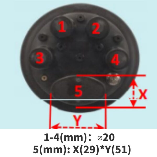 1 In 4 Out Fiber Optic Joint Enclosure Box, 96 Cores Splice - Image 5