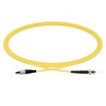 fc-st simplex single mode fiber optic patch cable