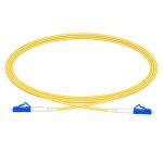 lc-lc upc single mode simplex fiber optic patch cable