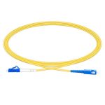 lc-sc upc single mode simplex fiber optic patch cable