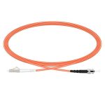 lc-st multimode simplex fiber optic patch cable
