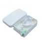 2 port wall mounted termination box with 2 optical socket