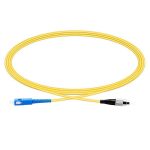 sc-fc single mode simplex fiber optic patch cable