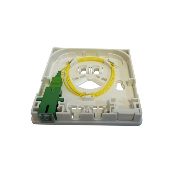 2 sc fiber wall socket panel for ftth