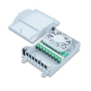 8 Port Optical Fiber Cable Distribution Box, 8 Cores Splice