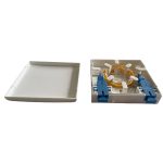 2 port optial fiber optic faceplate for 2 cores splice