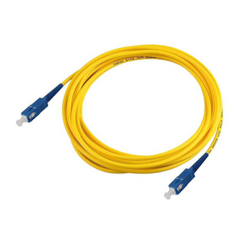 SC-SC singlemode fiber patch cable blue