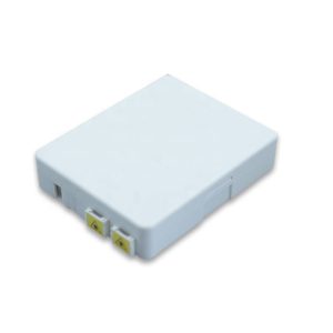 FTTH 2 Adapter Port Fiber Terminal Box, 4 Splices