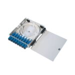 8 port metal fiber optical termination box with 8 sc upc adapter for 8 splices