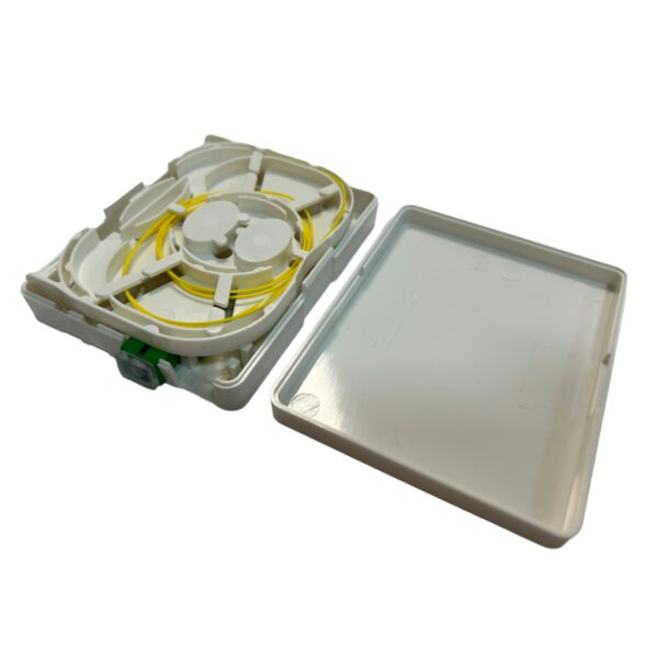 FTTH 2 ports fiber termination box with 2 sc outlet
