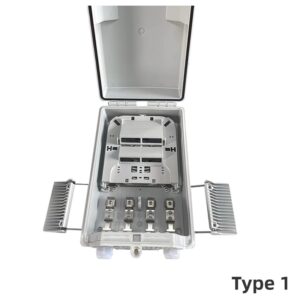 outdoor 32 port fiber distribution box for mini splitter type and 40 cores splice
