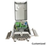 Customized 32 port fiber distribution box for mini splitter type max 40 splices