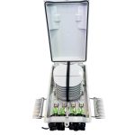 8 port fiber splitter distribution box with 4 entry cable port -for 192 cores splices