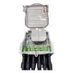 outdoor 16 port waterproof ftth splitter distribution box for max 32 splice