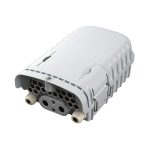 waterproof 16 port fiber splitter distribution box with 3 cable inlet for splices and 1x16 splitting