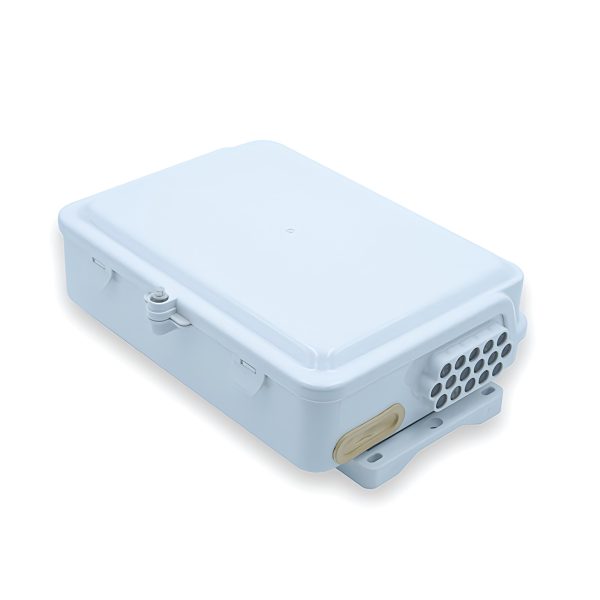 ftth 16 port fiber optic splitter outdoor distribution box with 2 cable entry point