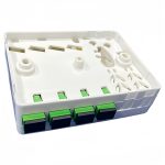 4 sc port indoor fiber terminal box