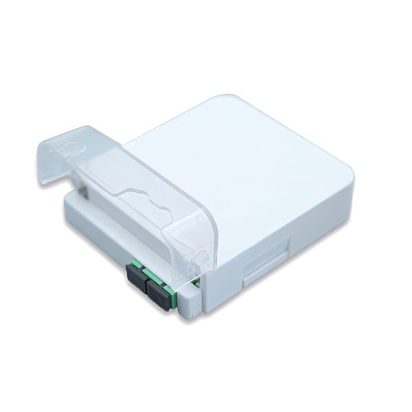 small fiber access terminal box with 2 adapter port for ftth fttd network