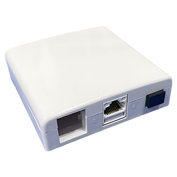 86 type fiber termination box with 1 sc adapter outlet and 2 RJ45 outlet
