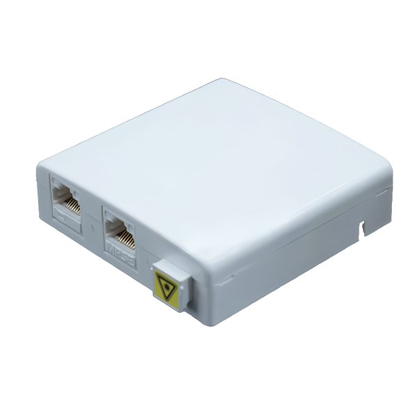 86 type ftth wall outlet box with 3 port for 1 core splice