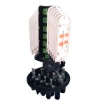 dome fiber optic splice closure with 17 cable port and 12 splice tray for 288 cores joint