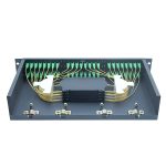 2u fiber termination box with 48 sc apc adapter panel