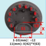 144 Cores Dome Type Closure with 11 Cable Ports, 6 in 6 Out - Image 5