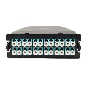 2 mpo connector to 24 lc ports fiber optic cassette in high density application