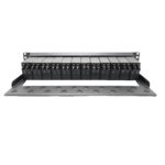 2U ultra high density rack mounted mpo/mtp fiber patch panel