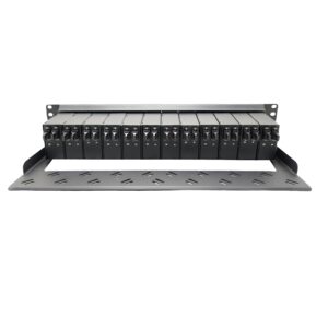2U ultra high density rack mounted mpo/mtp fiber patch panel