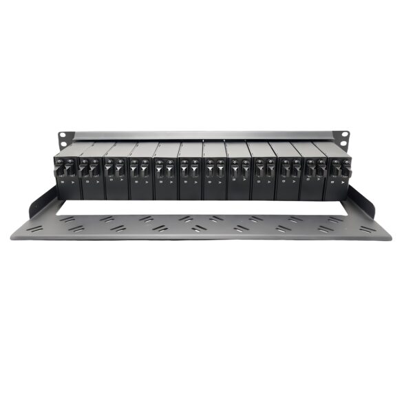 2U ultra high density rack mounted mpo/mtp fiber patch panel