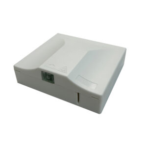 fiber interface slack storage box with 1 sc outlet